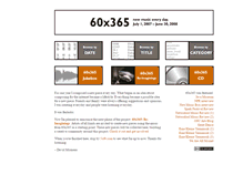 Tablet Screenshot of 60x365.com